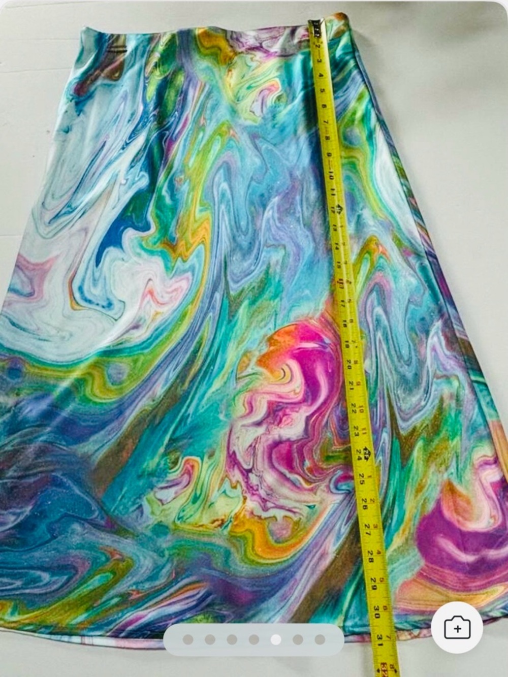 Sigrid Olsen Multicolor Swirl Midi Skirt - Picture 3 of 7